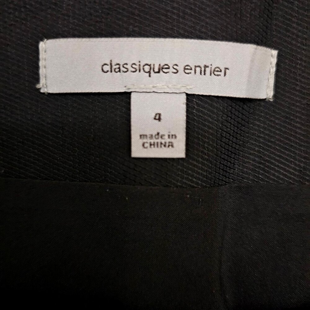 Classiques Entier Black Button-Front A-Line Skirt… - image 7